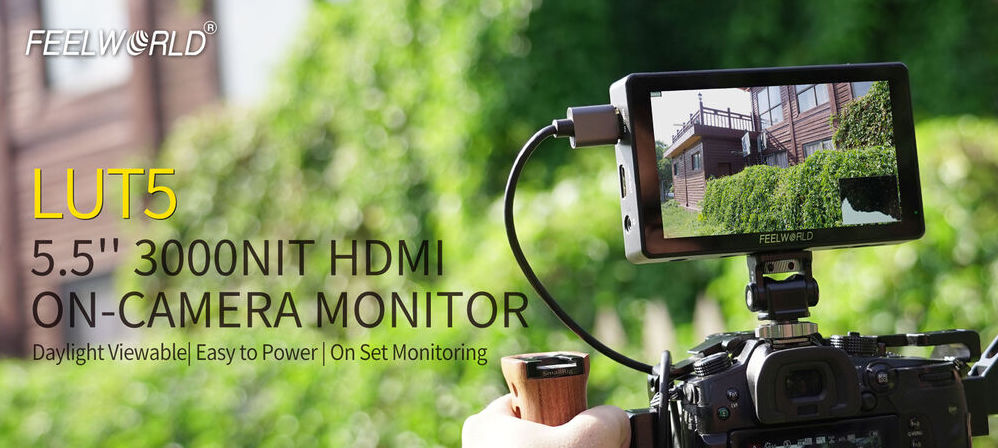 Monitor podglądowy Feelworld LUT5 | HDR 3DLUT 3000nit