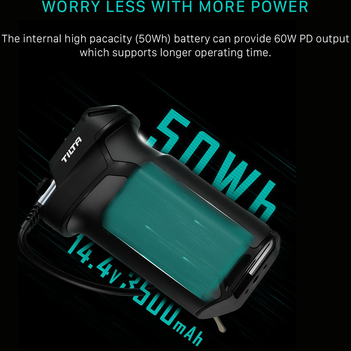 Tilta TA-LSP8-B Left Side PD Handle with Run/Stop Type VIII - Black