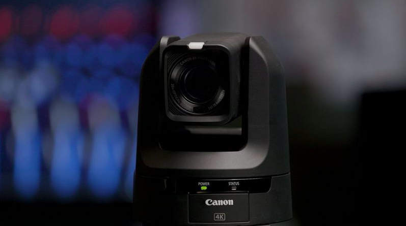Canon kamera obrotowa CR-N300 PTZ (czarna) + Canon kontroler zdalnego sterowania RC-IP100