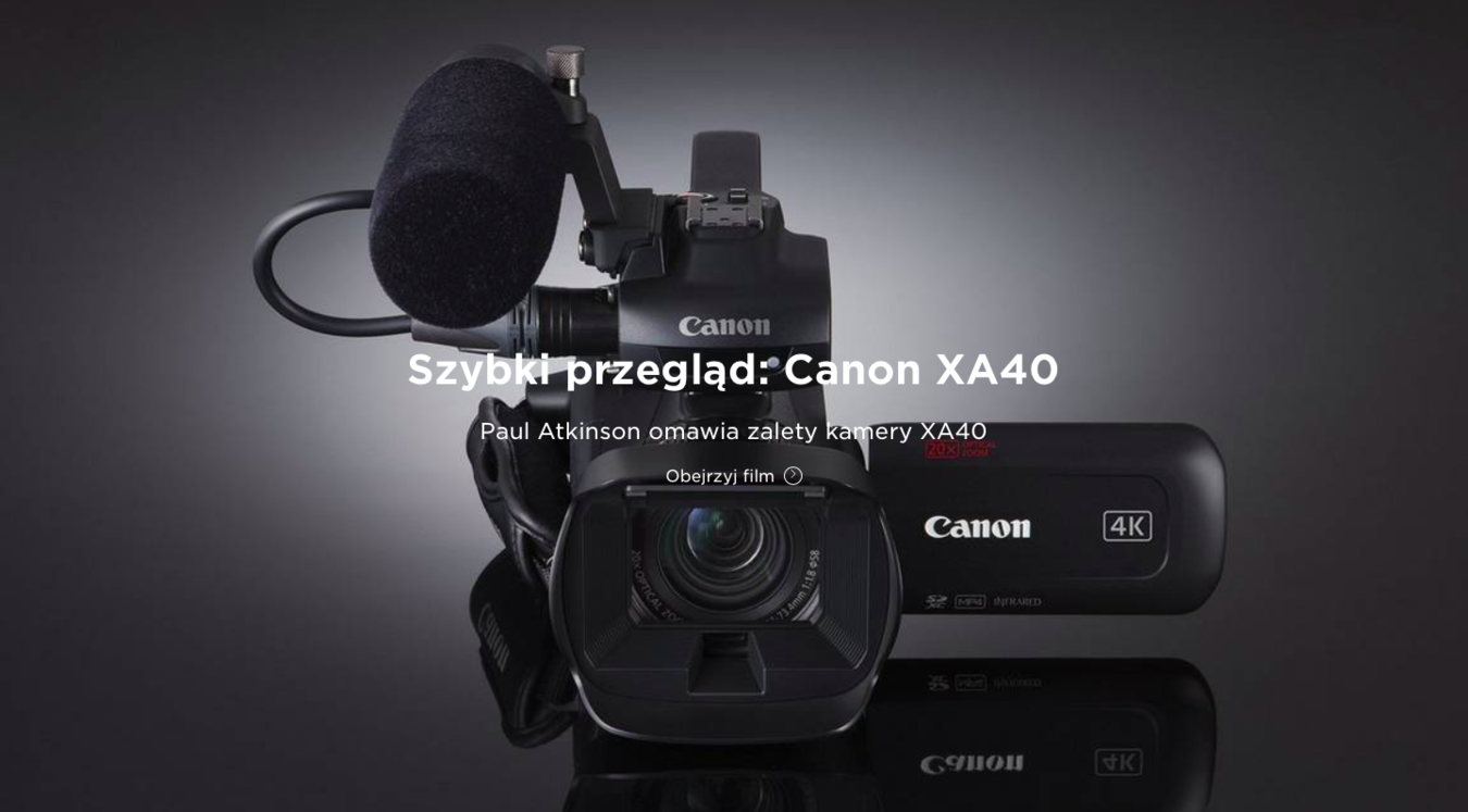 Kamera Canon XA40 UHD 4K