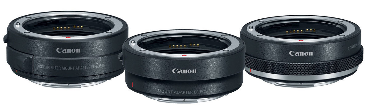 Bezlusterkowiec Canon EOS R + Adapter Canon EF-EOS R