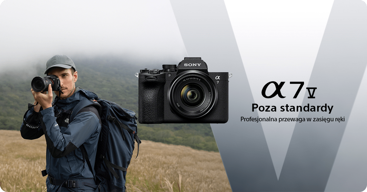 Bezlusterkowiec Sony A7 V Body ILCE7M5 + Dobierz obiektyw 1000zł taniej! + Dodatkowy rok gwarancji w My sony!
