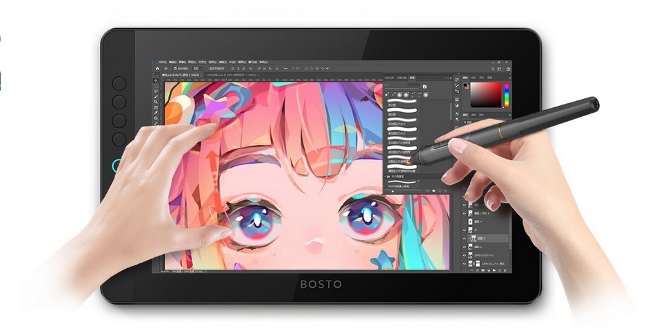 Tablet graficzny BOSTO BT-12HDK-T 11.6'' LCD (dotykowy) - - Black Friday 2024