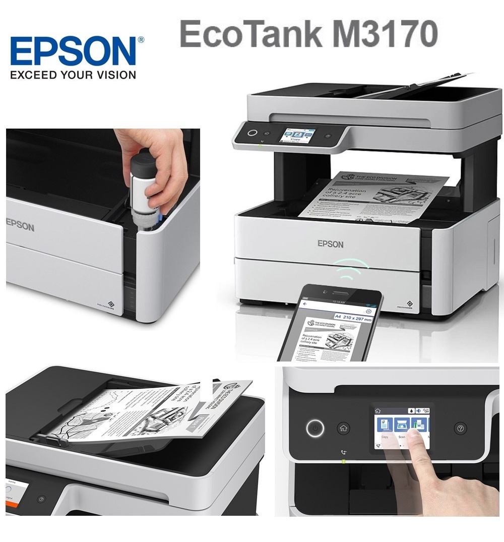 Drukarka Epson M3170 EcoTank MONO (3 lata gwarancji)*