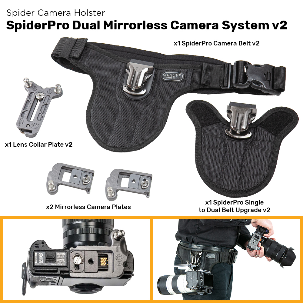 Pas biodrowy Spider Camera Holster SpiderPro Dual Mirrorless Camera System v2