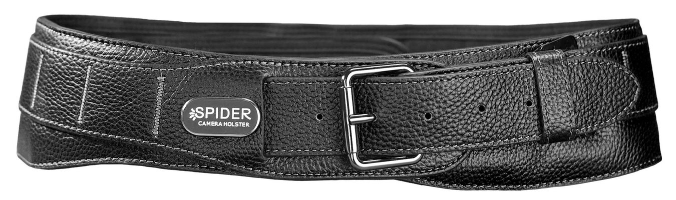Pas biodrowy SPIDER CAMERA HOLSTER SpiderPro Camera Leather Belt v3 (BLACK)