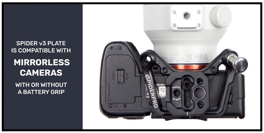 Płytka do aparatu SPIDER CAMERA HOLSTER SpiderPro Plate (L+R) v3