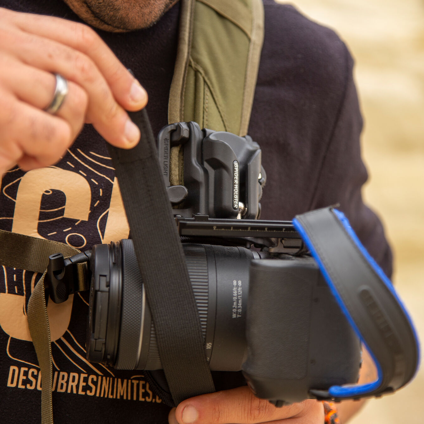 Mocowanie do plecaka Spider Camera Holster Spider X - Backpacker Kit