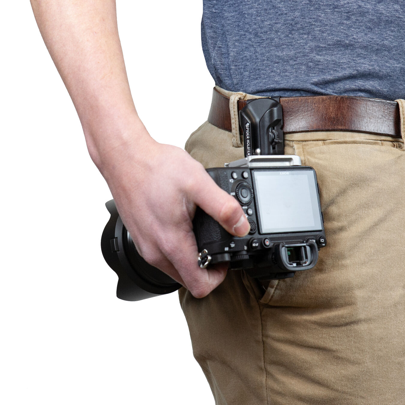 Mocowanie do paska dla bezlusterkowców (komplet) Spider Camera Holster Spider X - Holster Set v2