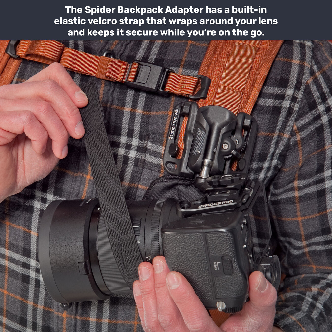 Mocowanie do plecaka Spider Camera Holster Spider X - Backpacker Kit v3