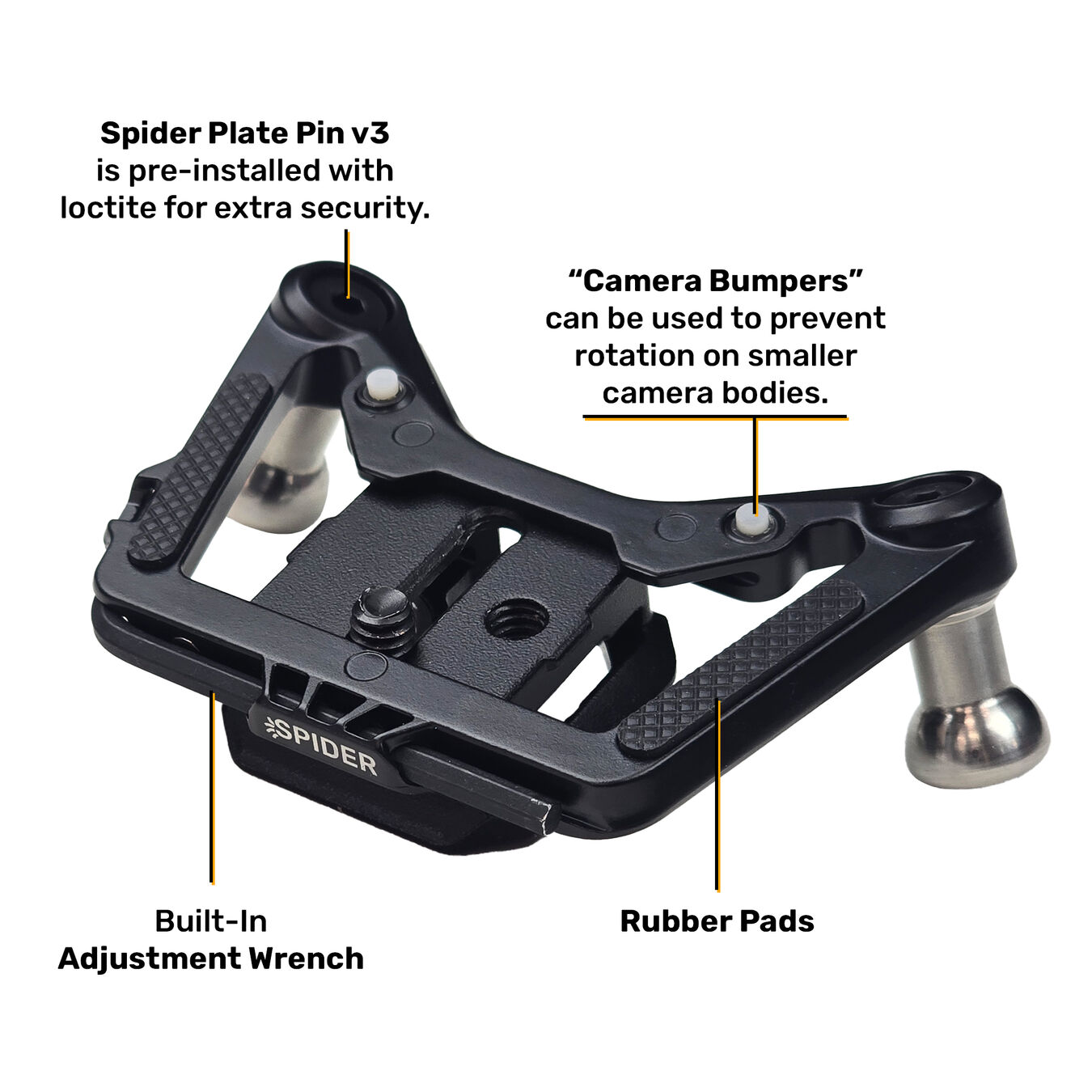 Pas biodrowy Spider Camera Holster SpiderPro Dual Camera System v3 - BLACK