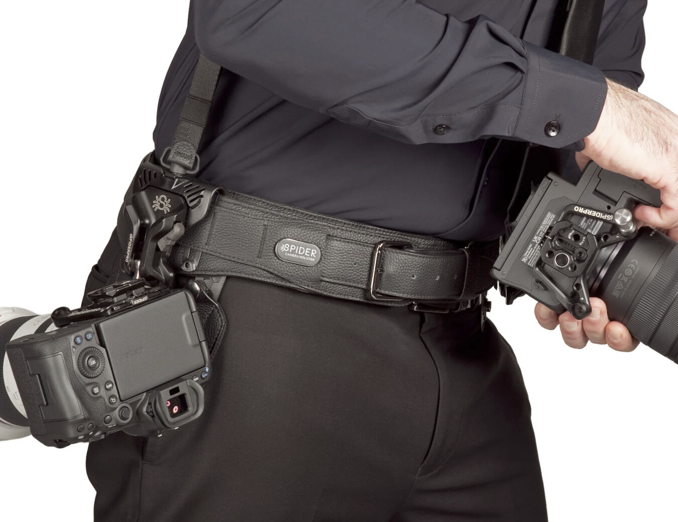 Pas biodrowy Spider Camera Holster SpiderPro Dual Camera System v3 - BLACK