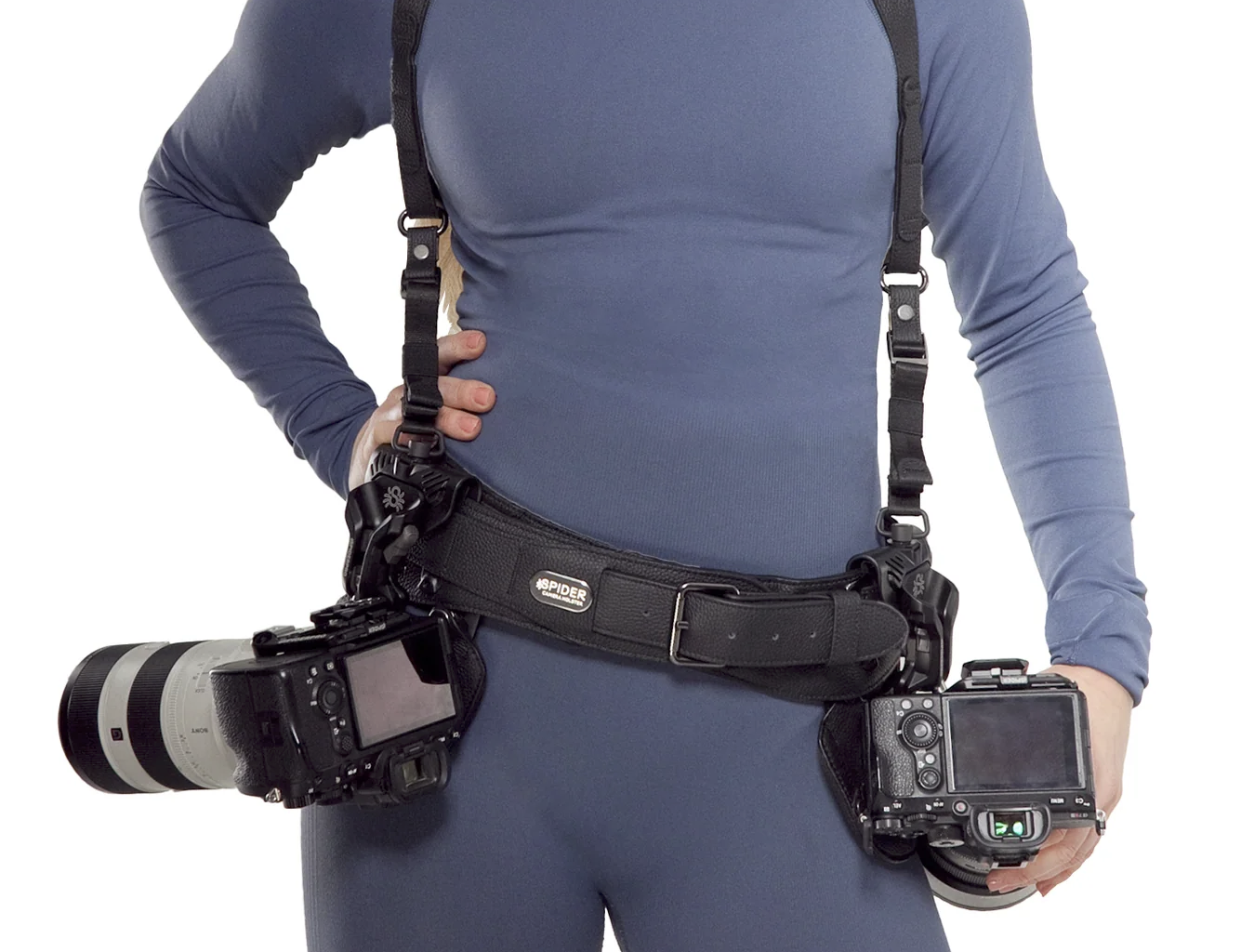 Pas biodrowy Spider Camera Holster SpiderPro Dual Camera System v3 - BLACK