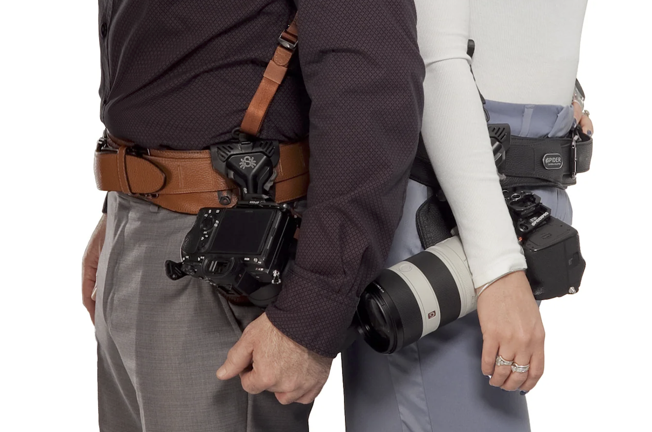 Pas biodrowy Spider Camera Holster SpiderPro Dual Camera System v3 - BROWN