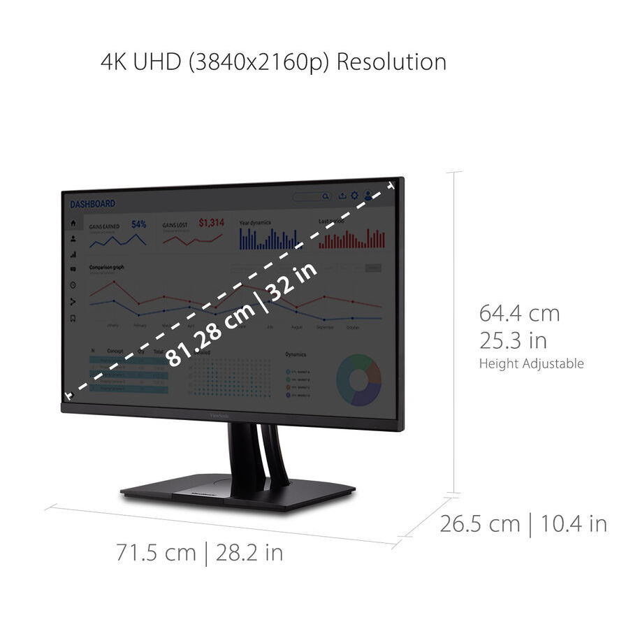 Monitor ViewSonic VP3256-4K ColorPro