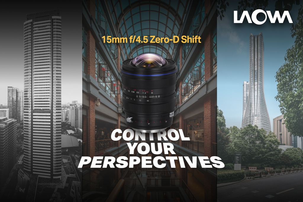 Obiektyw Laowa 15 mm f/4,5 Zero-D Shift do Sony FE