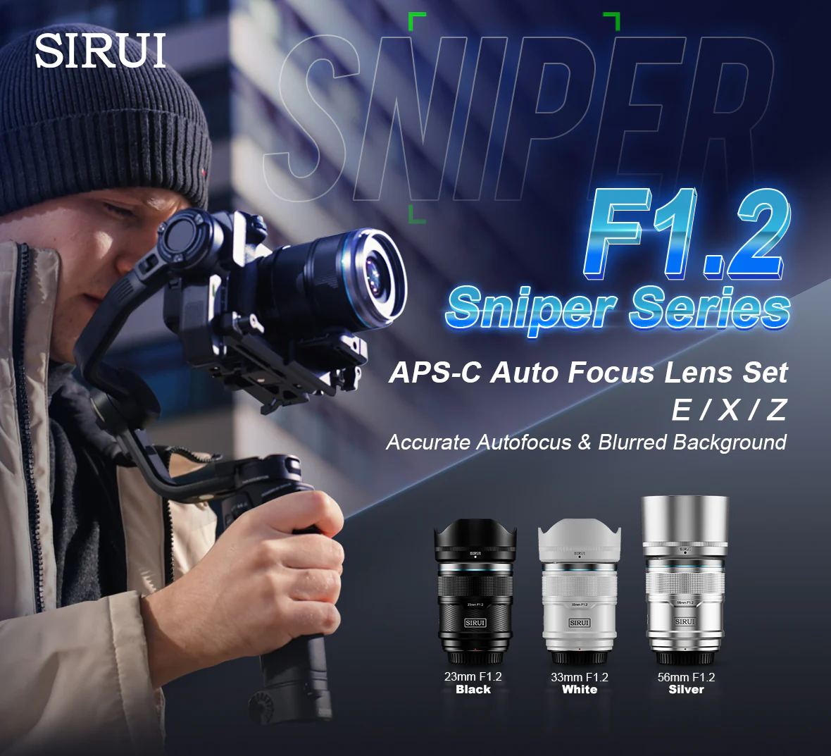 Obiektyw Sirui Sniper 23mm F/1.2 APS-C Autofocus - Fujifilm X