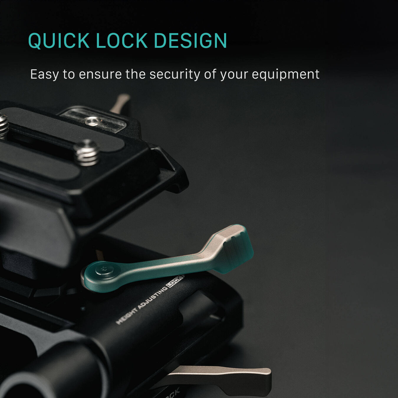 Tilta TA-HABP-B Arca Height Adjustable 15mm LWS Baseplate - Black