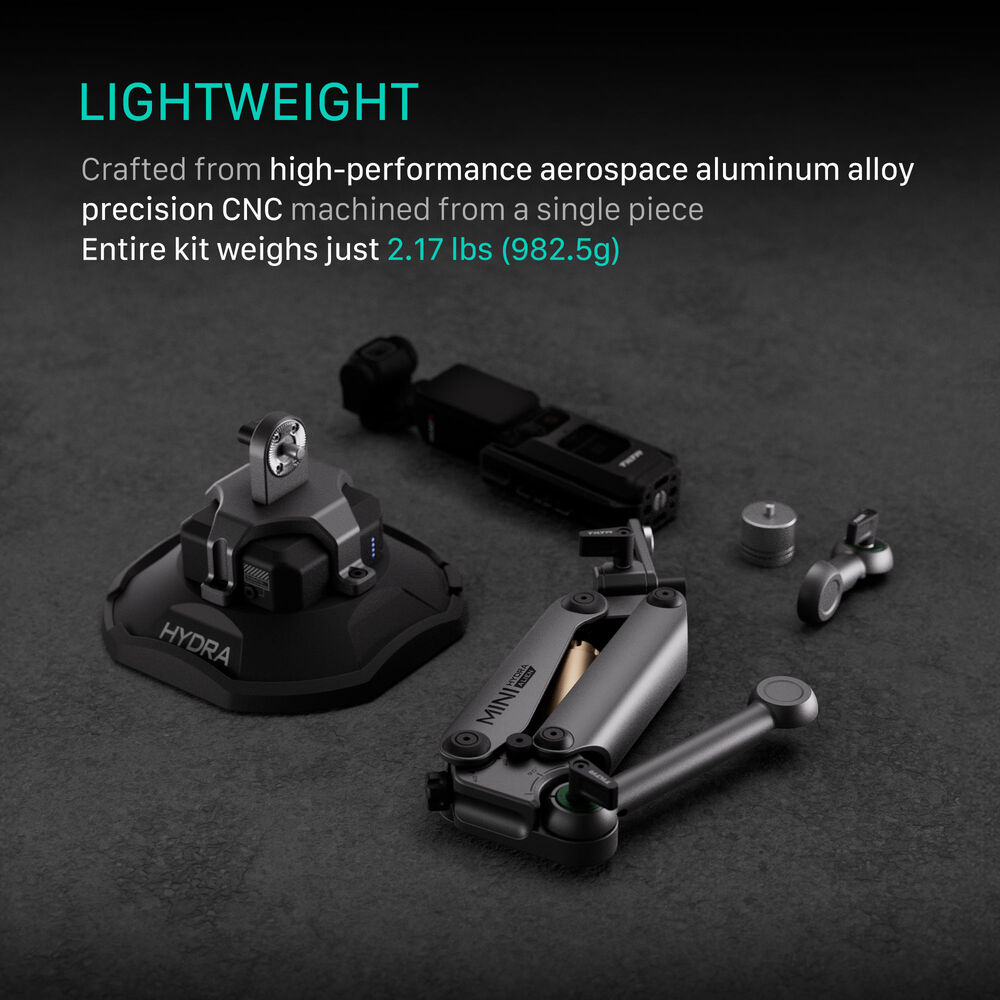 Elektroniczna przyssawka Tilta HDA-T15-A-TG Hydra Alien Mini (szary tytanowy)