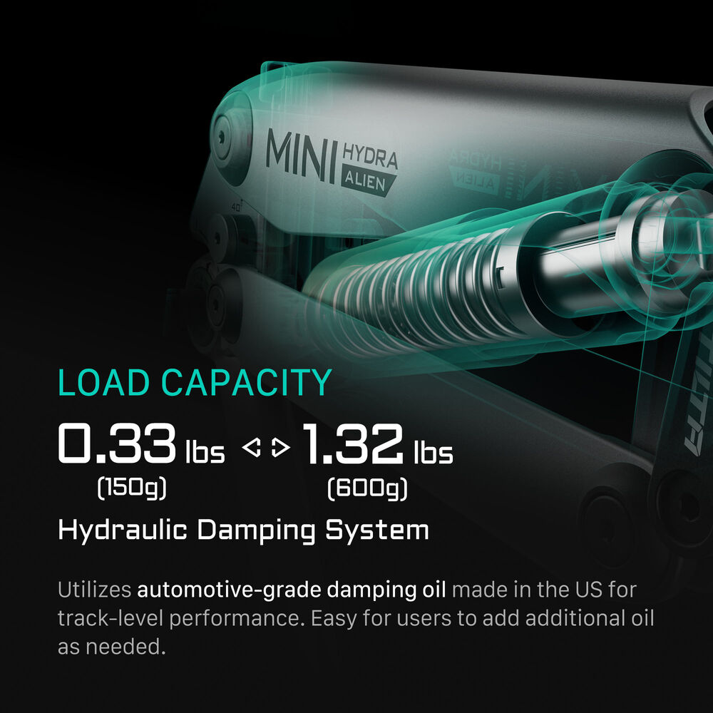 Elektroniczna przyssawka Tilta HDA-T15-A-TG Hydra Alien Mini (szary tytanowy)