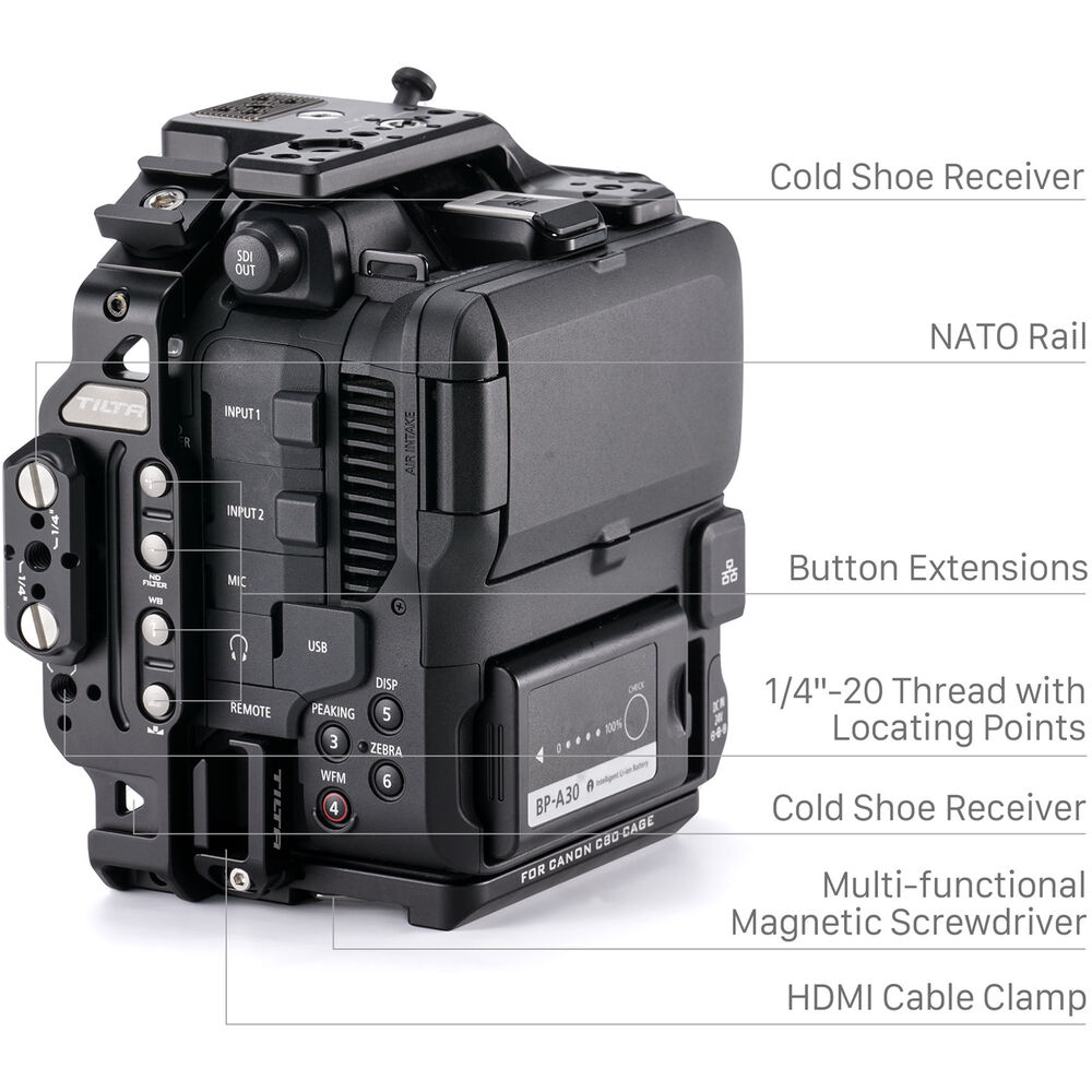Klatka Tilta ES-T25-C-V do Canon C80 Pro Kit - V Mount