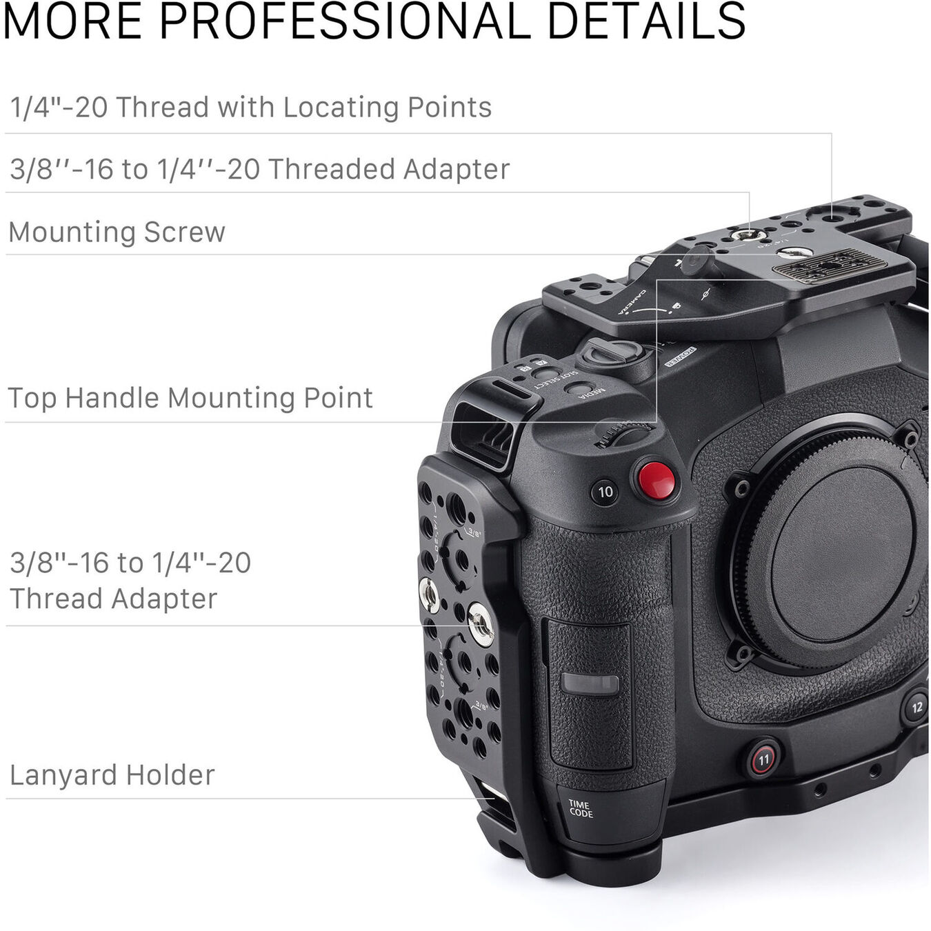 Klatka Tilta ES-T25-C-V do Canon C80 Pro Kit - V Mount