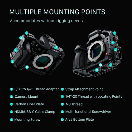 Klatka Tilta TA-T80-FCC-B do Panasonic S1R II - Czany