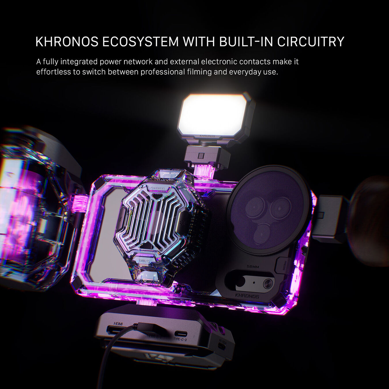 Zestaw Tilta TK-IP17-PMB-SG Khronos iPhone 17 Pro Max Ultimate Kit (Gwiezdna szarość)