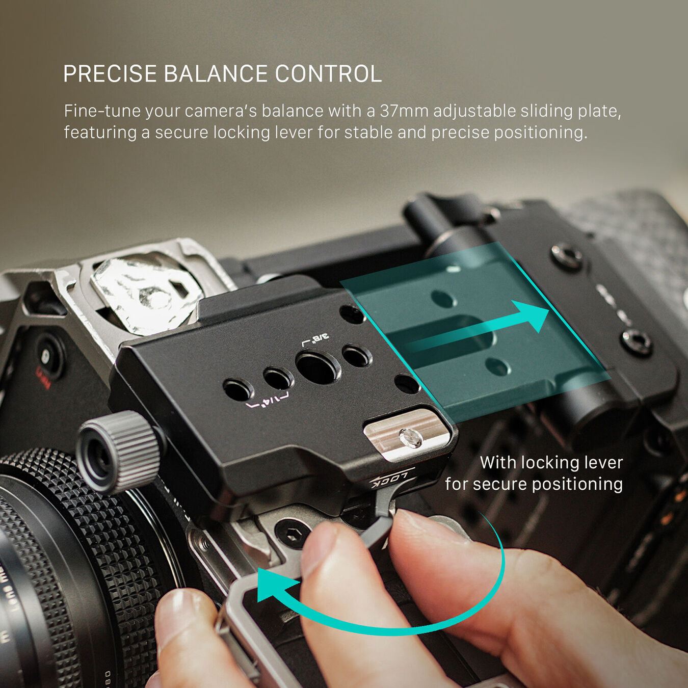 Tilta TA-BTP4K-V-B Mini PD V Mount Battery Plate with Adjustable ARCA Receiver Kit – Black