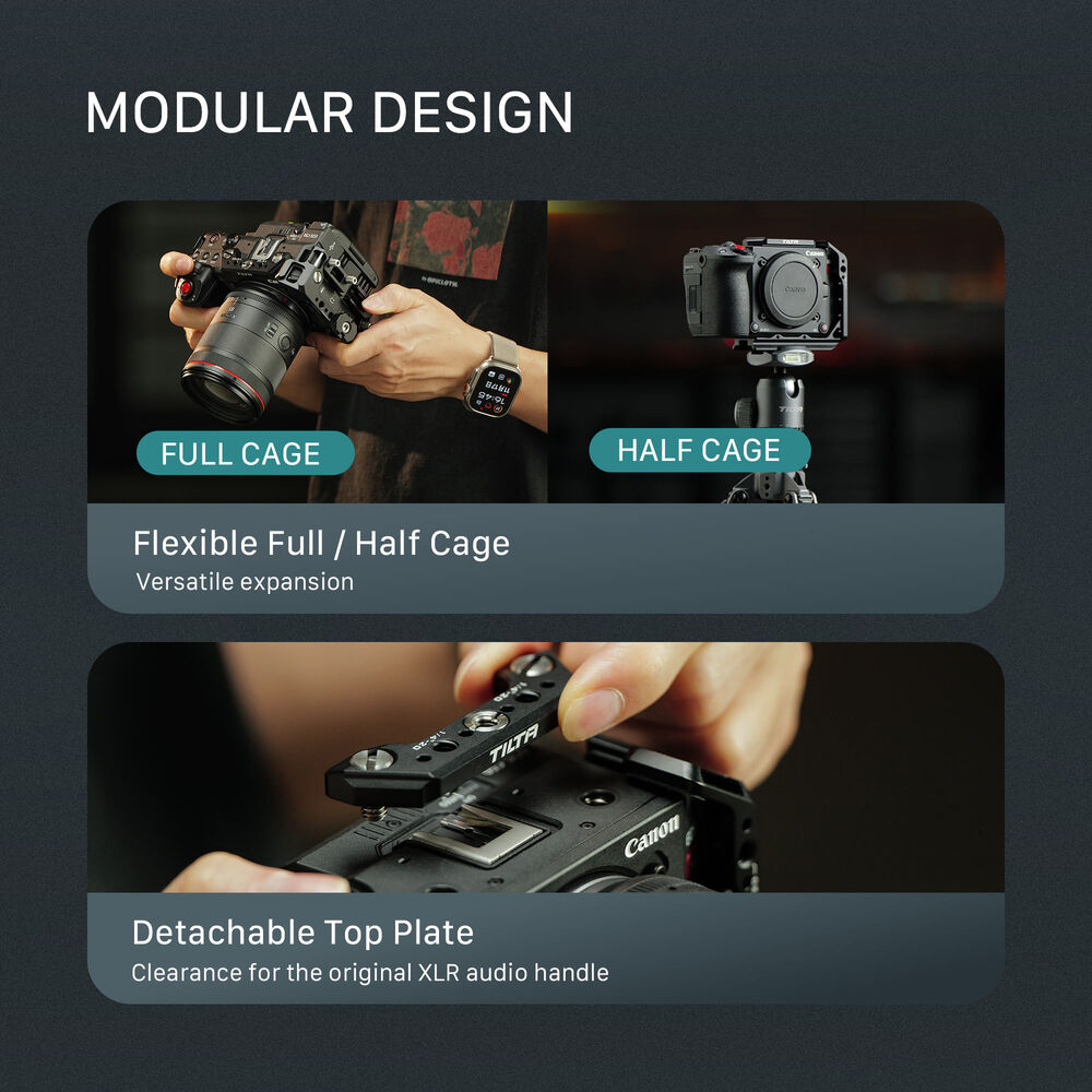 Klatka Tilta TA-T93-B-B Pro Kit do Canon C50 - Czarny