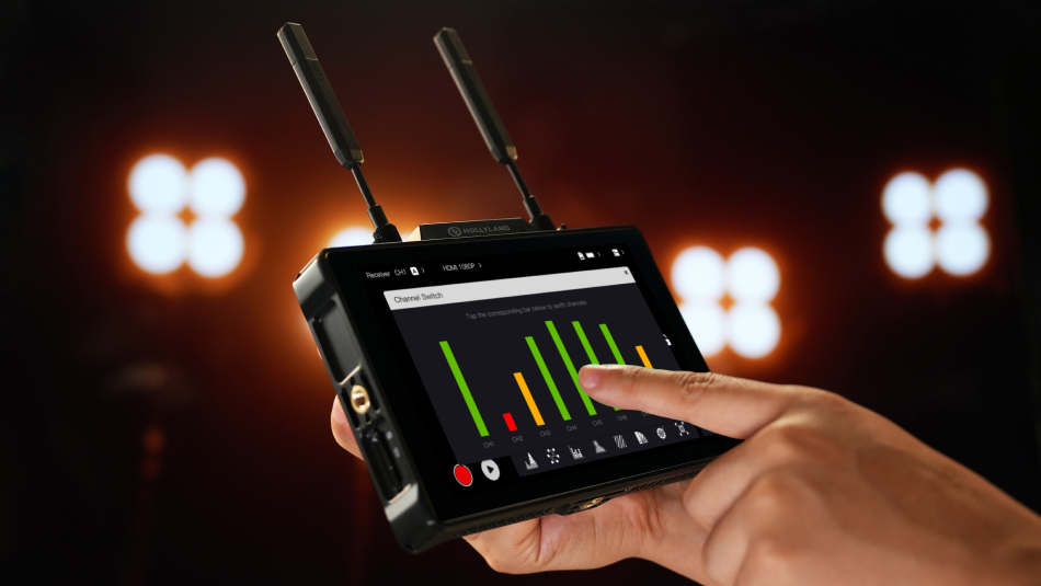 Monitor do bezprzewodowej transmisji Hollyland Pyro 7 - 7" Wireless Transceiving Monitor