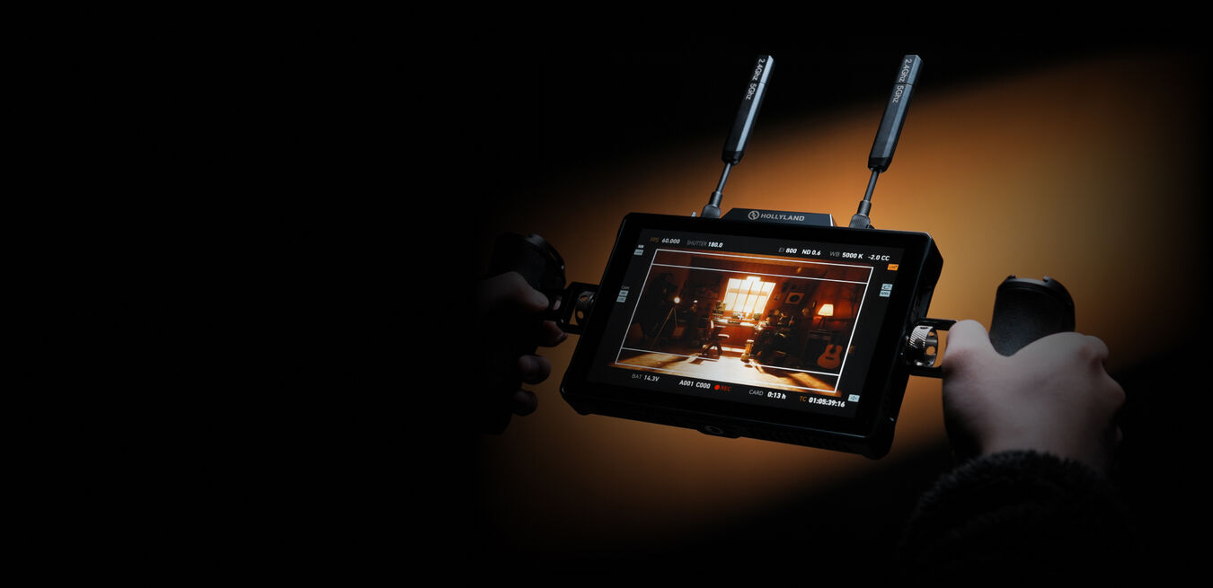 Monitor do bezprzewodowej transmisji Hollyland Pyro 7 - 7" Wireless Transceiving Monitor