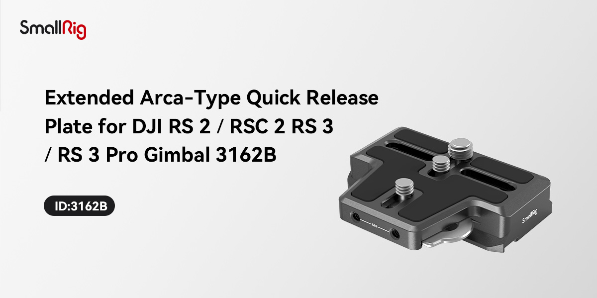 SmallRig 3162B Extended Arca-Type QR Plate do DJI RS 2 / RSC 2 - płytka montażowa