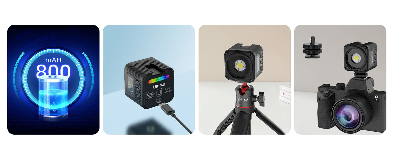 Lampa LED Ulanzi L3 - RGB, WB (2700 K - 7000 K)