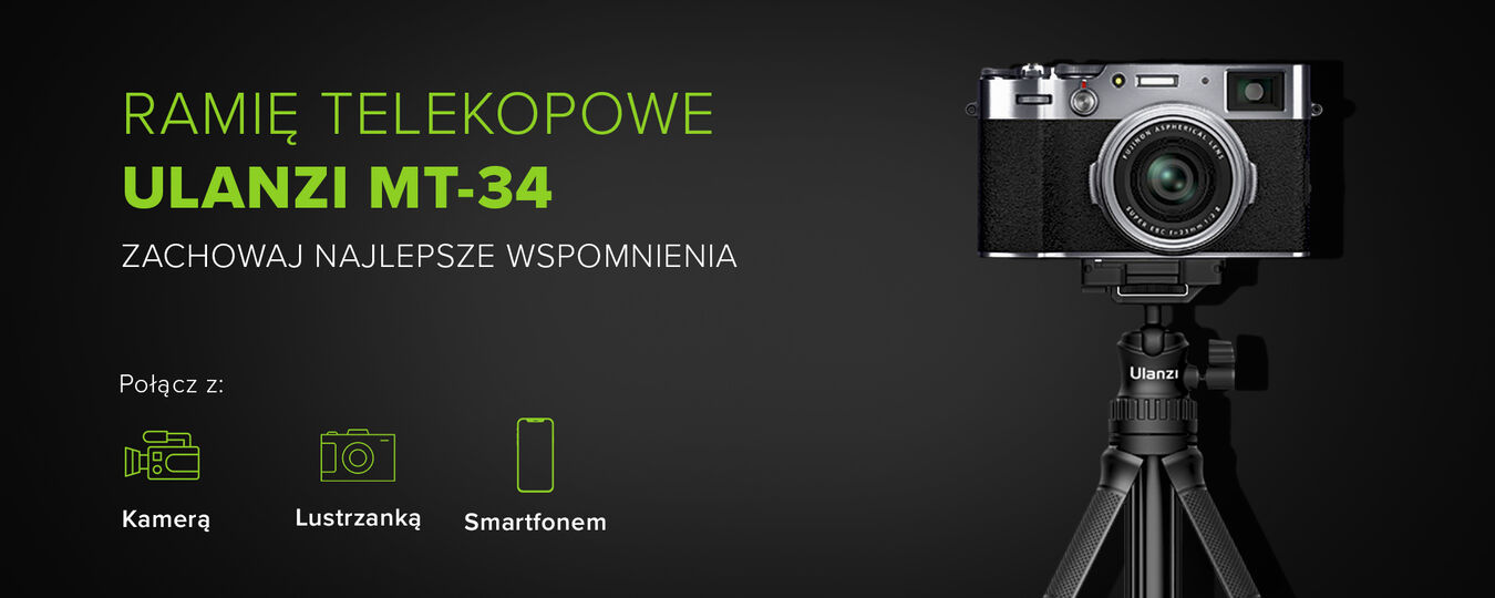 Ramię teleskopowe - statyw Ulanzi MT-34