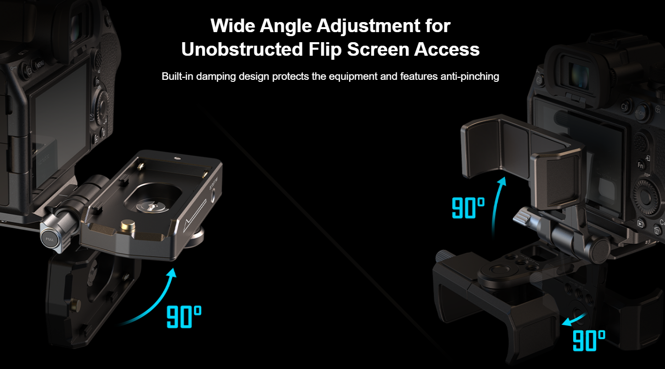 SmallRig 4696 Mocowanie NP-F Battery Adapter Mount Plate Kit do bezlusterkowców