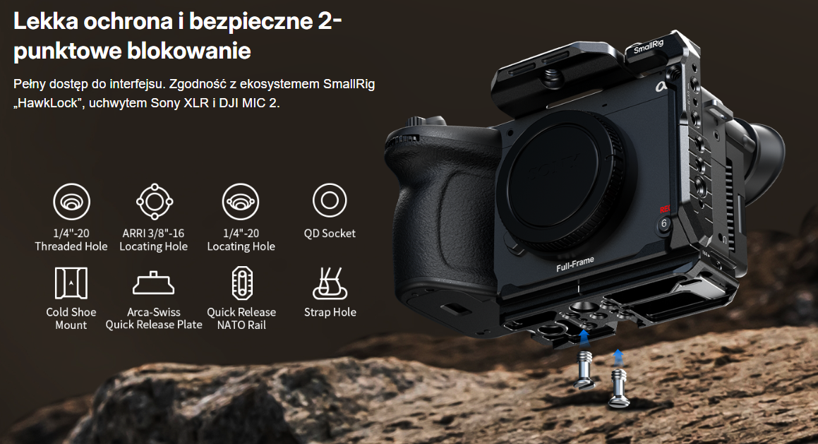 Klatka SmallRig 5588 Cage Kit for Sony FX2