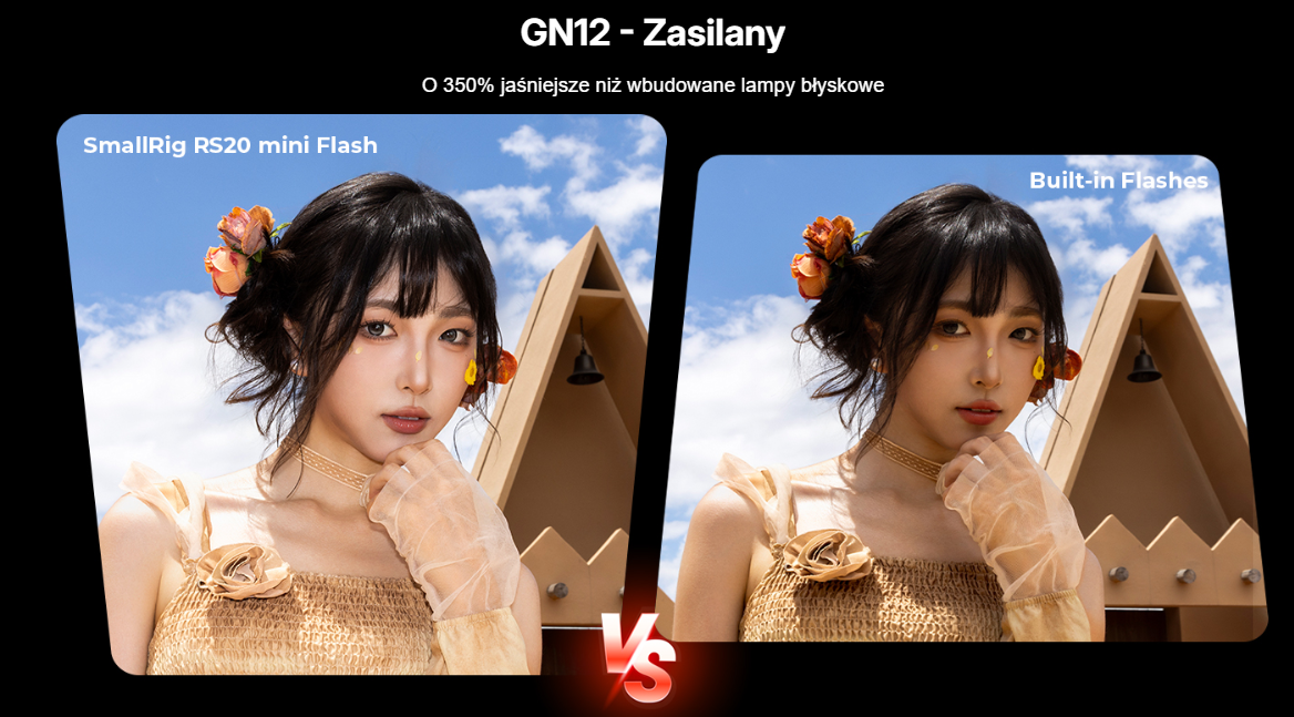 Lampa błyskowa SmallRig 5374 RS20 mini Speedlite Flash