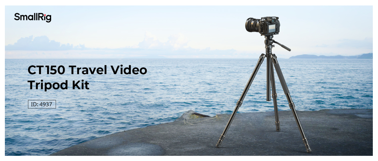 Statyw SmallRig 4937 Travel Video Tripod Kit CT150