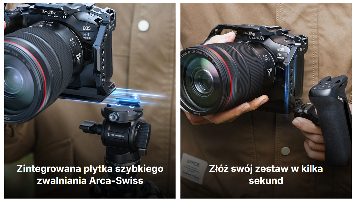 SmallRig 5960 Black Mamba Cage Kit for Canon EOS R6 Mark III / R6 Mark II