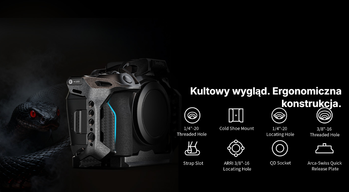 SmallRig 5960 Black Mamba Cage Kit for Canon EOS R6 Mark III / R6 Mark II