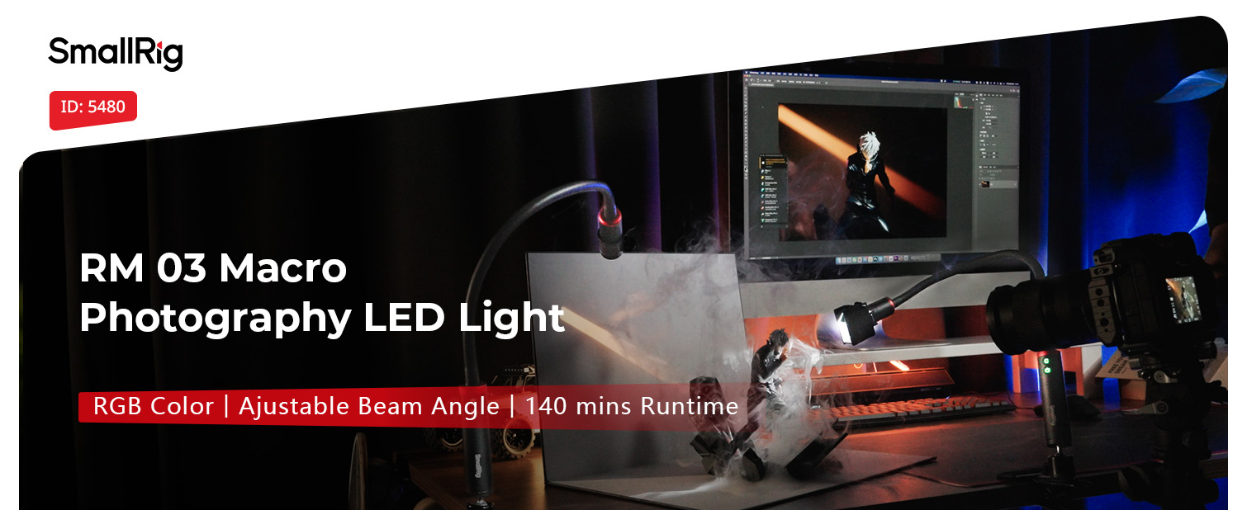 Lampa LED do makrofotografii SmallRig 5480 RM 03