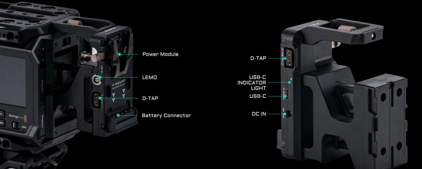 Klatka Tilta ES-T21-B-V do Blackmagic PYXIS 6K Pro Kit - V Mount