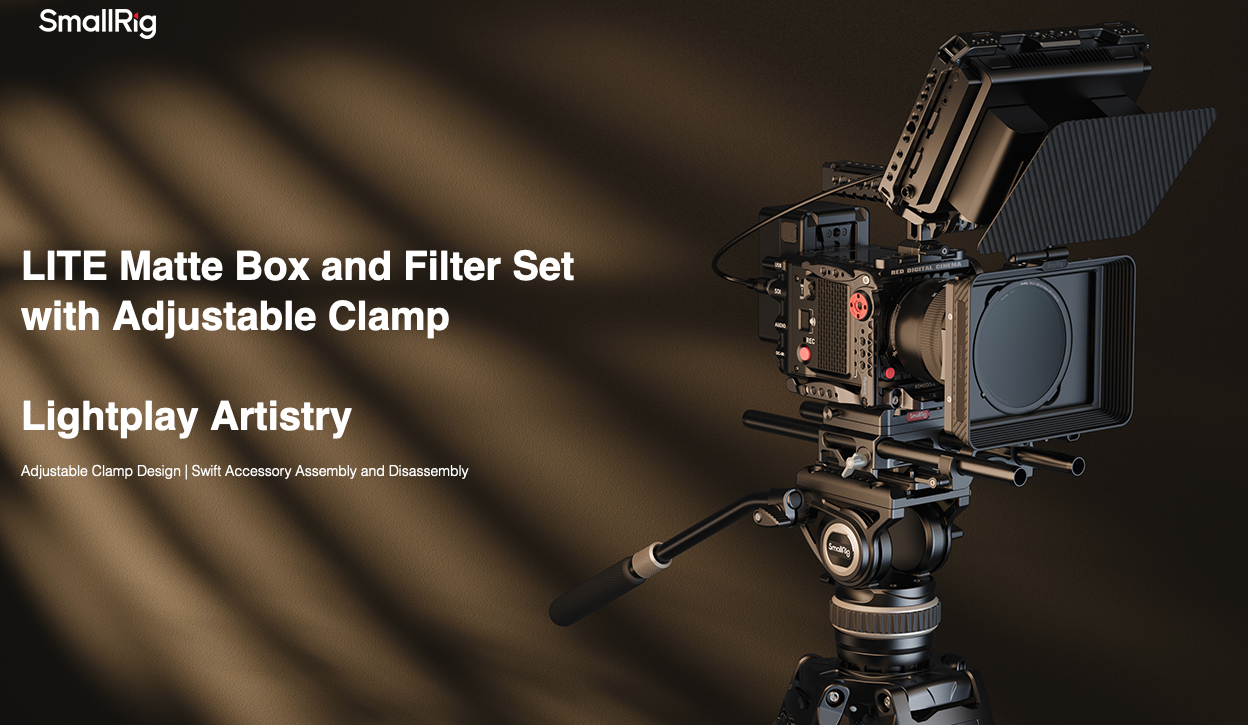 SmallRig 4411 Matte Box with Adjustable Clamp and VND Kit