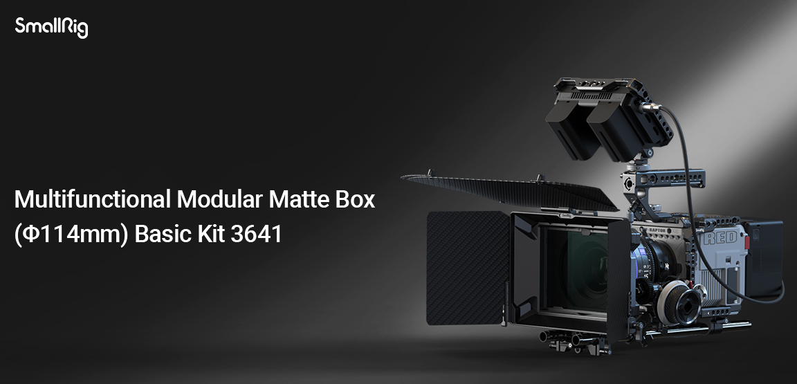 SmallRig 3641 Matte Box Lightweight Multifunctional Modular Basic Kit