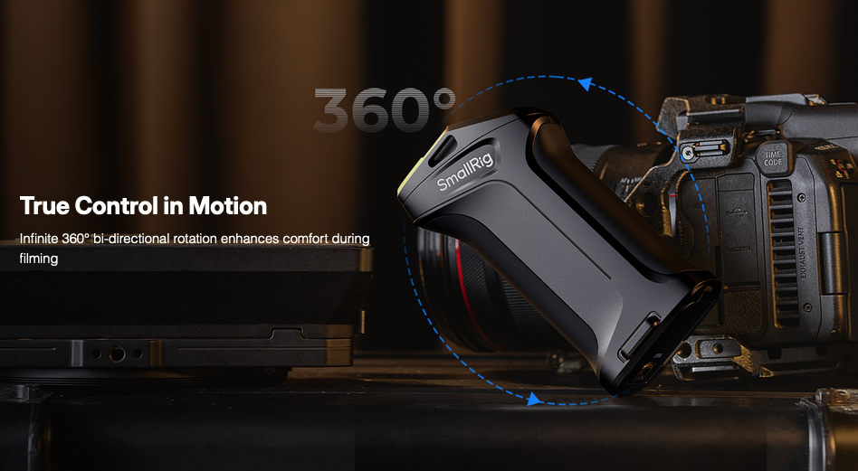 Uchwyt boczny SmallRig 3893 Rotating Side Handle with Trigger REC Sony