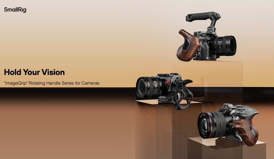 Drewniany uchwyt boczny SmallRig 5162 ImageGrip Series Wooden Handle with ARRI Rosette (Left Side)