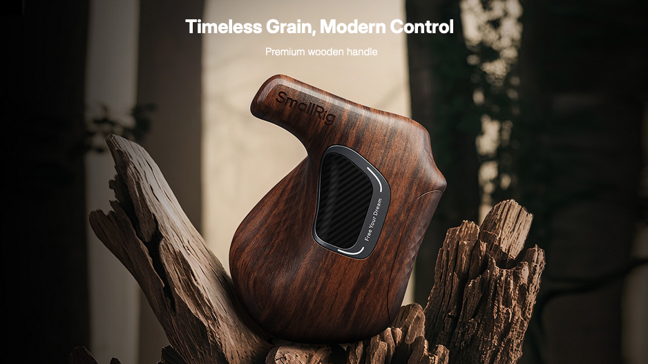 Drewniany uchwyt boczny SmallRig 5162 ImageGrip Series Wooden Handle with ARRI Rosette (Left Side)