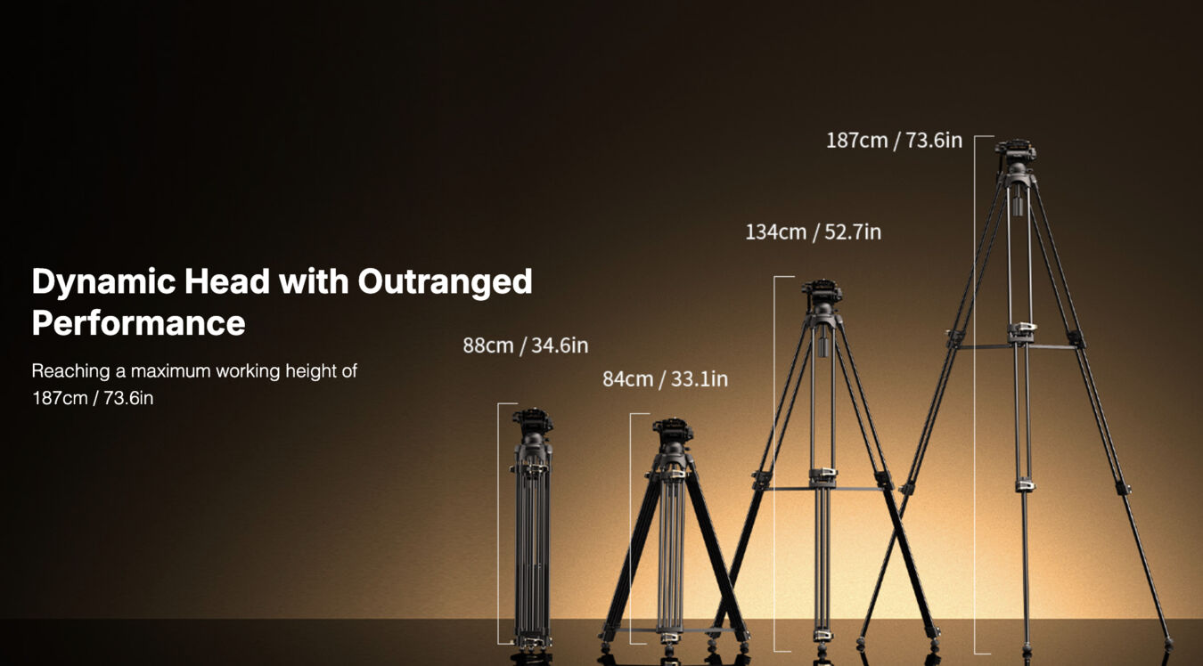 Statyw SmallRig 4686 Heavy-Duty Fluid Head Video Tripod Kit AD01S