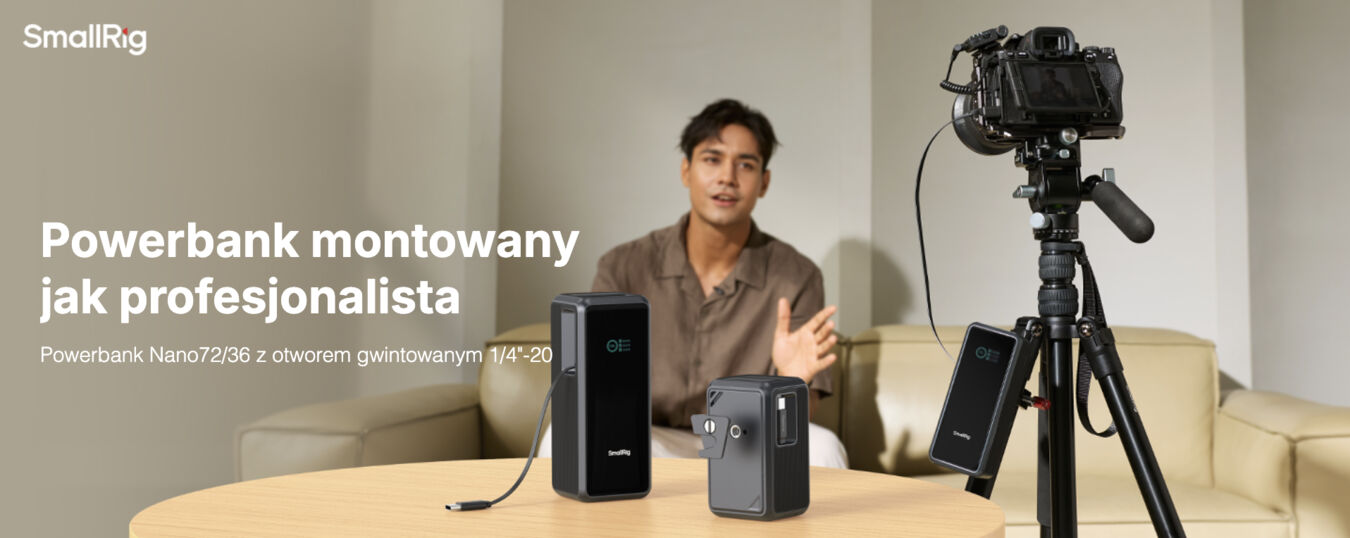 SmallRig 6108 Nano72 Power Bank 20000 mAh, 100W (Power Delivery)